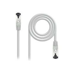 Nanocable RJ45 Cat.8.1 SSTP 0.5m Gris (10.20.2000)