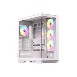 Caja Nfortec Ursa ARGB ATX ITX EATX Blanca(NF-CS-URSAW)