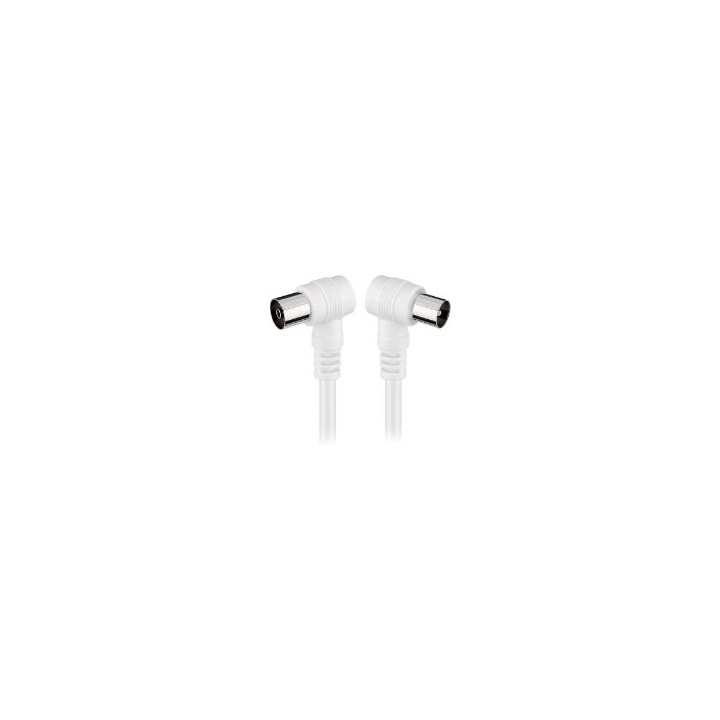 Cable Engel Axil Antena Acodado M/H 2.5m Blanco MP0703C