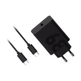 Cargador Motorola 68W 1xUSB-C 1m Negro (119MOTO68W)