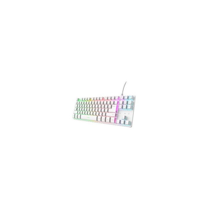 Teclado Trust GXT 833W Thado TKL USB-A Blanco (25896)