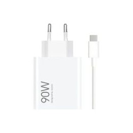 Cargador XIAOMI GaN 90W HyperCharge USB-A Cable USB-C