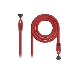 Nanocable Cat.8.1 SSTP 25cm Rojo (10.20.2000-L25-R)