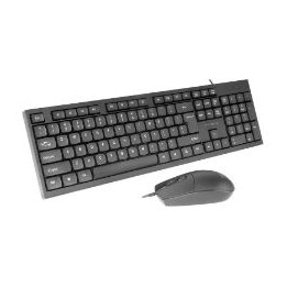 Teclado+Ratón TACENS USB 1600dpi Negro (ACP02ES)