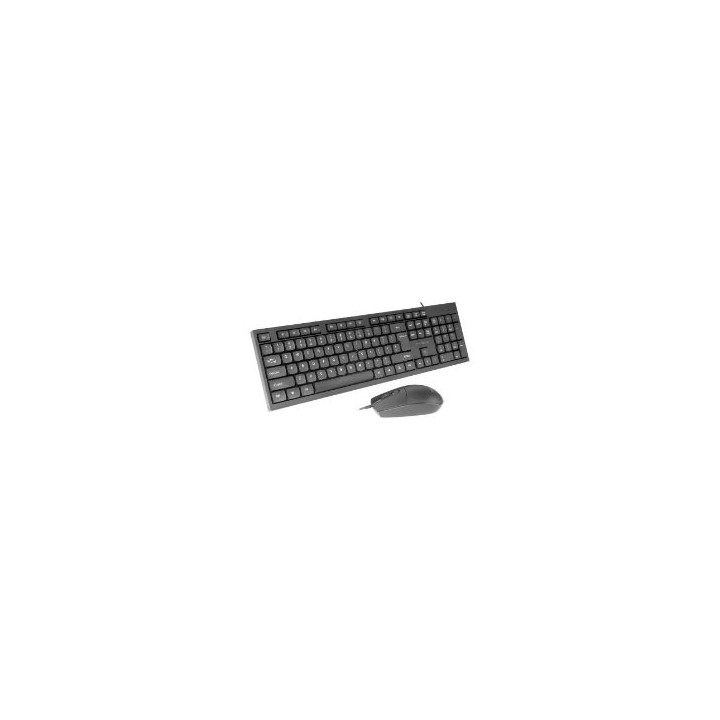 Teclado+Ratón TACENS USB 1600dpi Negro (ACP02ES)