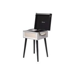 Tocadiscos DENVER BT USB MP3 FM Negro/Gris (VPR-250)