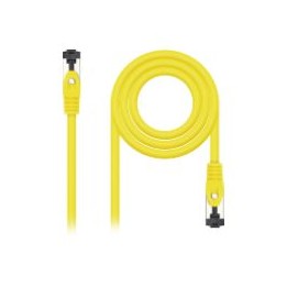 Nanocable Cat.8.1 SSTP 25cm Amarillo (10.20.2000-L25-Y)
