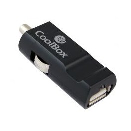 Cargador de Coche Coolbox USB 2.0 Negro (CDC-10)