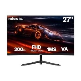 Monitor NILOX 27" 200Hz VA FHD Negro (NXM27FHD2001)