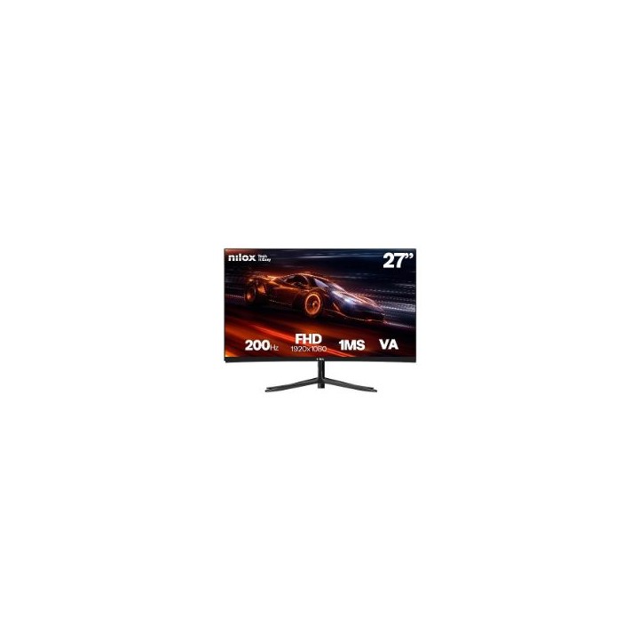 Monitor NILOX 27" 200Hz VA FHD Negro (NXM27FHD2001)