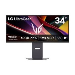 Monitor LG 34" WQHD 160Hz 1ms Curvo (34G600A-B)