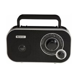 Radio FM DENVER Vintage Analógica Negra (TR-51B BLACK)