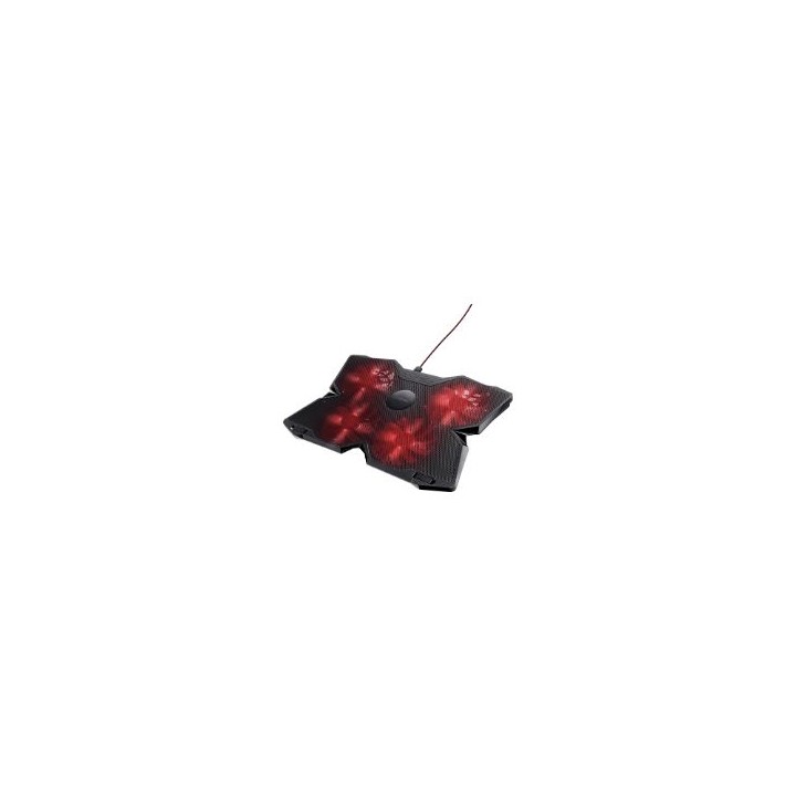 Soporte Refrigeración Trust 17.3" 2xUSB Negro (20817)