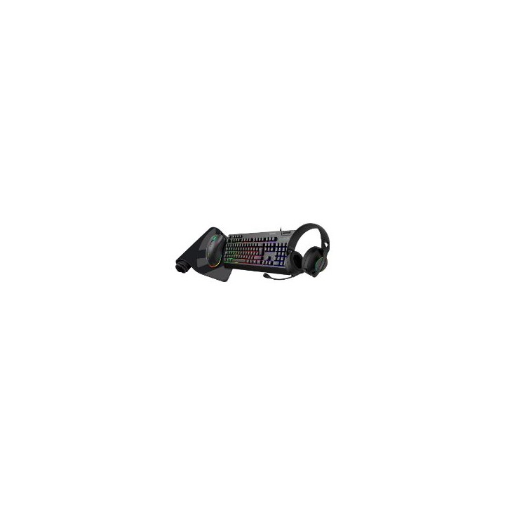 Pack Gaming UNYKA NOVA 4en1 RGB Negro (UK594008)