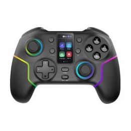 GamePad Mars Gaming Inalámbrico BT ARGB Negro (MGPV3)