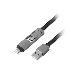 Adaptador 1LIFE USB-A/M a mUSB-A/M (1IFEPA2IN1FLAT)