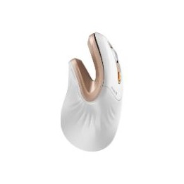 Ratón Vertical ProtoArc EM11 NL Blanco/Dorado(CP016807)