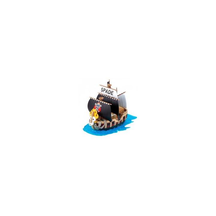Figura Model Kit One piece Barco Spade Pirates Ship15cm