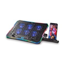 Base Refrigeradora NGS hasta 15.6" RGB LCD (HEROSTAND)