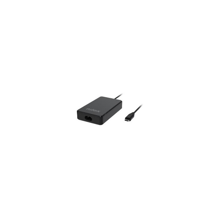 Cargador NILOX Notebook GaN 90W USB-C (NXPDCGAN90W)