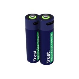 Pilas Trust Recargables AA 2 Unidades (25584)