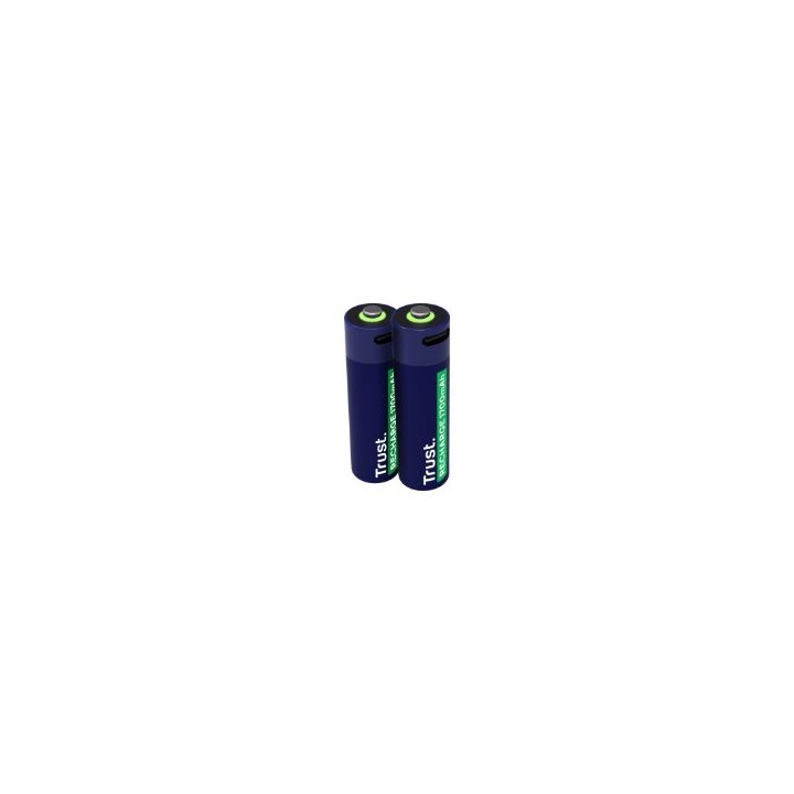 Pilas Trust Recargables AA 2 Unidades (25584)