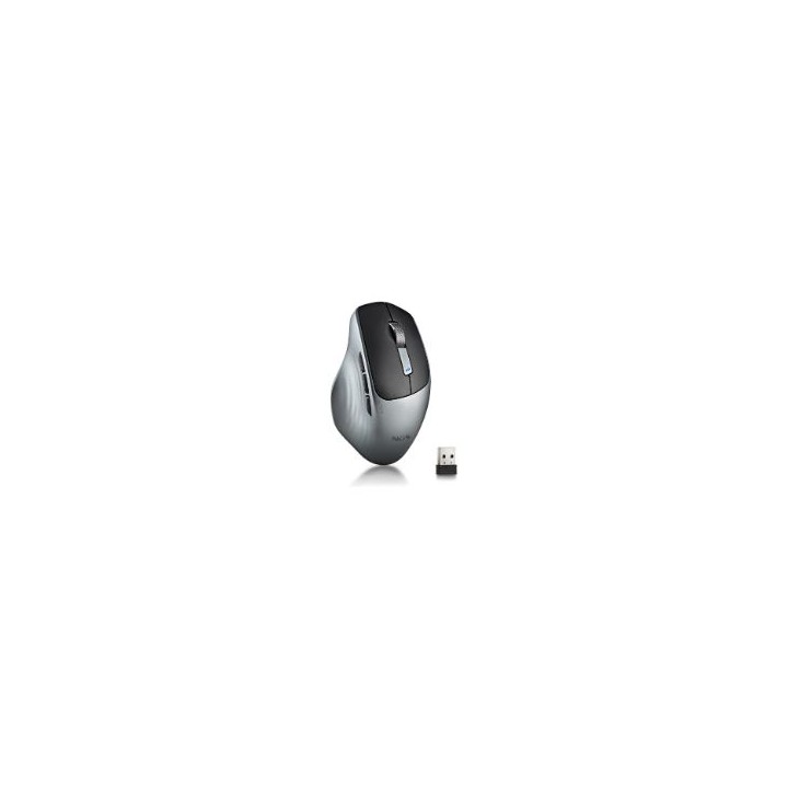 Ratón NGS RF Wireless/BT 1600dpi Negro/Gris (LUSH-RB)