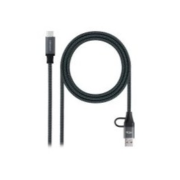Nanocable USB-C a USB-A+USB-C/M (10.01.4111-L150-COMB)