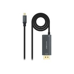 Conversor Nanocable USB-C/M a DP/M+USB-C/H (10.15.5012)
