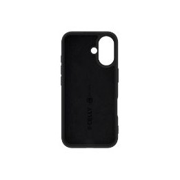 Funda CELLY Cromo iPhone 16 Negra (CROMO1078BK)