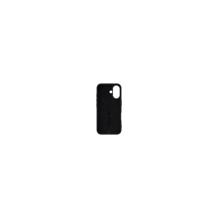 Funda CELLY Cromo iPhone 16 Negra (CROMO1078BK)