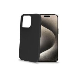Funda CELLY Cromo iPhone 16 Pro Negro (CROMO1079BK)