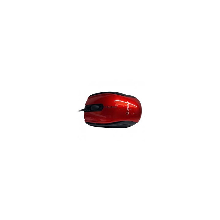 Ratón UNYKA UK-A800 Óptico USB-A 1600dpi Rojo (50540)