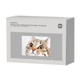 Papel Fotográfico XIAOMI 5x7.6cm 20 Hojas (BHR082NGL)