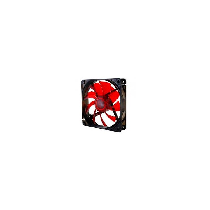 Ventilador NOX Coolfan 120mm Negro/Rojo (NXCFAN120LR)