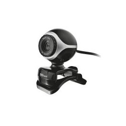 WebCam Trust 0.3mp USB Micrófono Negra/Plata (17003)