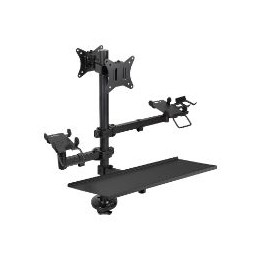 Soporte Mesa TooQ 2monitores/lector/terminal (TQPM0003)
