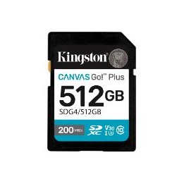 Kingston SDXC Canvas Go Plus 512Gb Gen4 (SDG4/512GB)