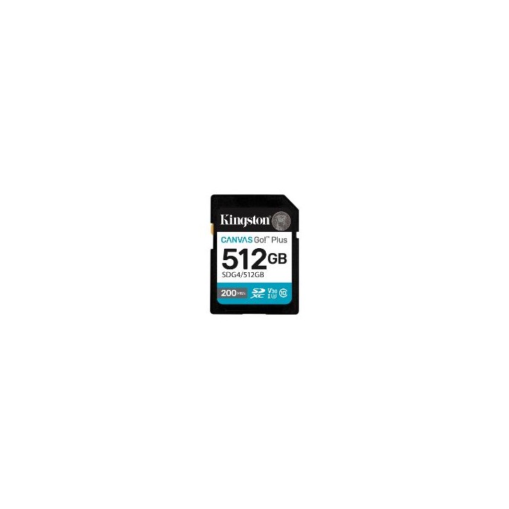 Kingston SDXC Canvas Go Plus 512Gb Gen4 (SDG4/512GB)