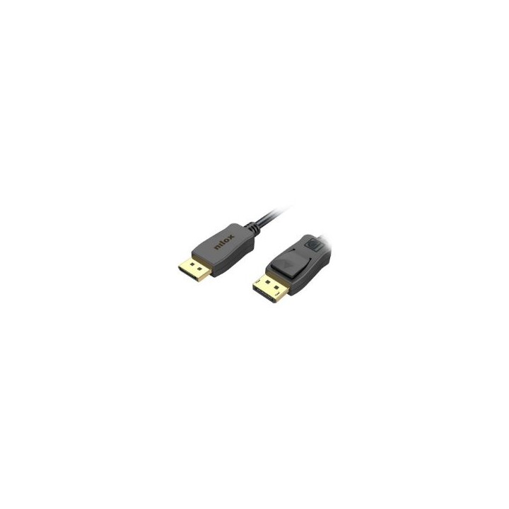Cable NILOX DP 1.4 M/M 8K 60Hz 2m Negro (NXDP-1.4-2)