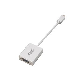 Nanocable USB-C/M a VGA/H 10cm Plata (10.16.4101)