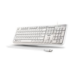 Teclado NGS QWERTY USB-A Blanco (HERITAGESPANISH)