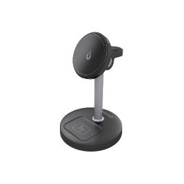 Cargador AISENS Qi Inalámbrico Negro(ASCH-15W3WC066-BK)