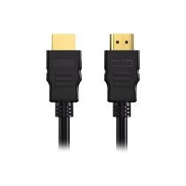 Cable NILOX Audio-Video 4K Negro (NXHDMI-1.4-1.5)