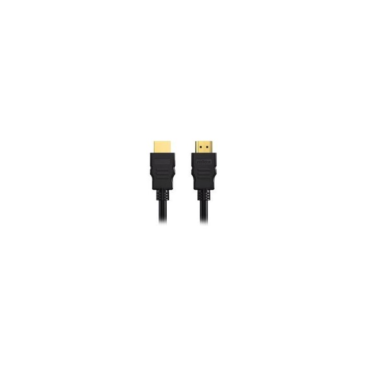 Cable NILOX Audio-Video 4K Negro (NXHDMI-1.4-1.5)