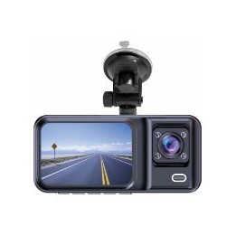 Cámara DashCam DENVER Doble 2" IPS Negra (CCT-2500)