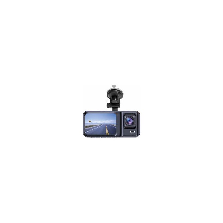 Cámara DashCam DENVER Doble 2" IPS Negra (CCT-2500)