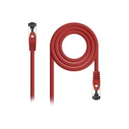 Nanocable RJ45 Cat.8.1 SSTP 0.5m Rojo (10.20.2000-R)