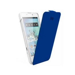 Funda BQ Aquaris 4.5" Blanca/Azul (11BQFUN122)