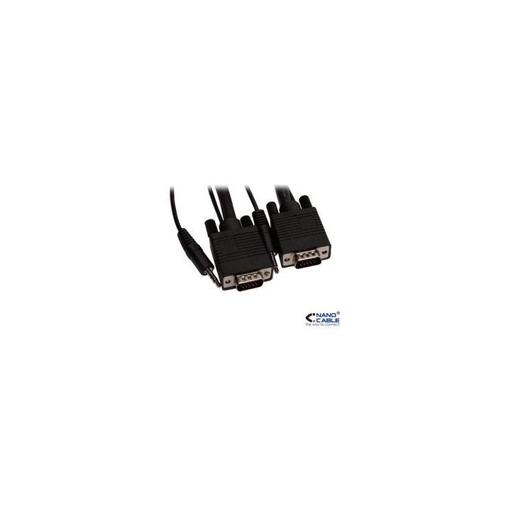 Nanocable VGA/M a VGA/M 10m Negro (10.15.0110)